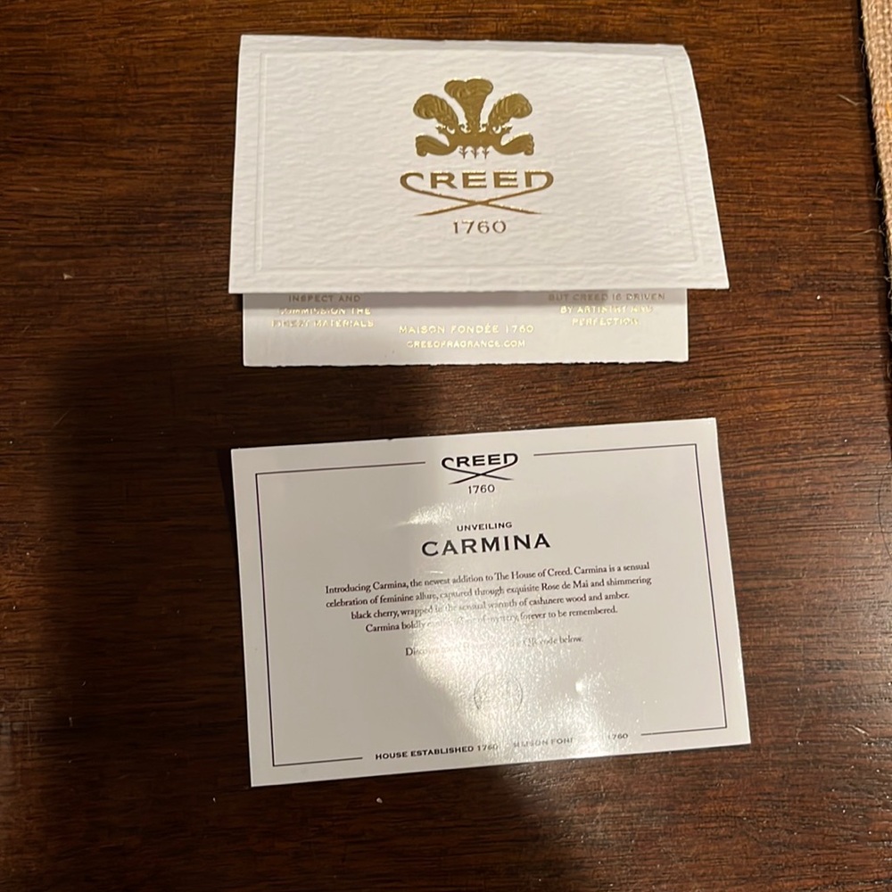 Creed unveiling carmina sample